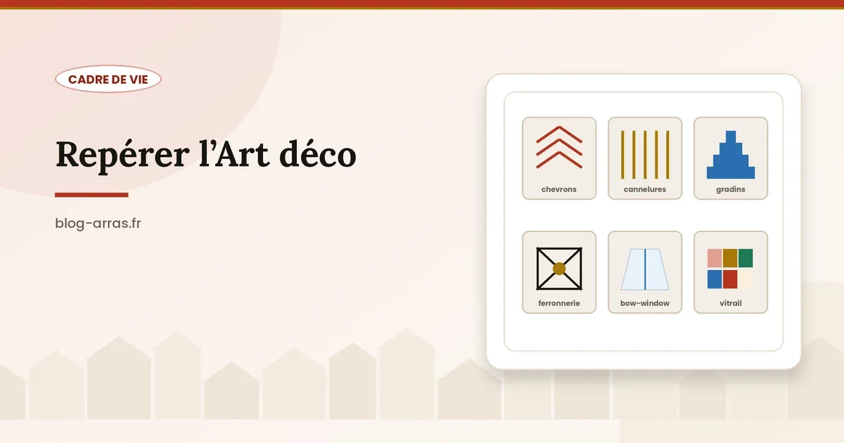 Lexique visuel des motifs Art déco : chevrons, cannelures, gradins, ferronneries