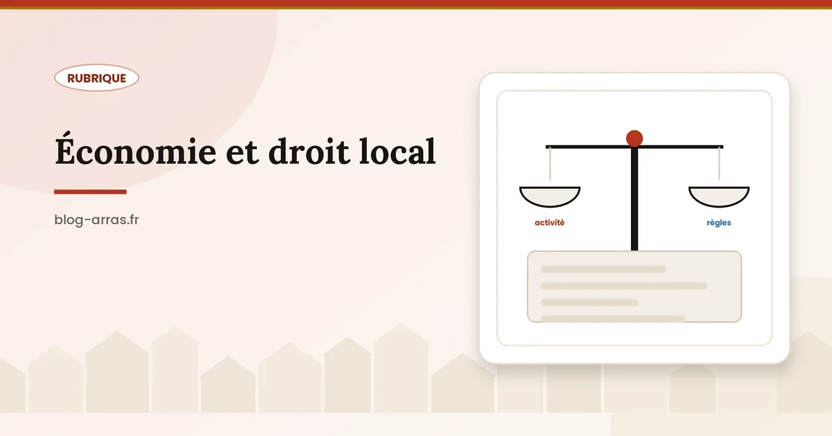 L’équilibre entre l’activité économique et les règles qui l’encadrent à Arras
