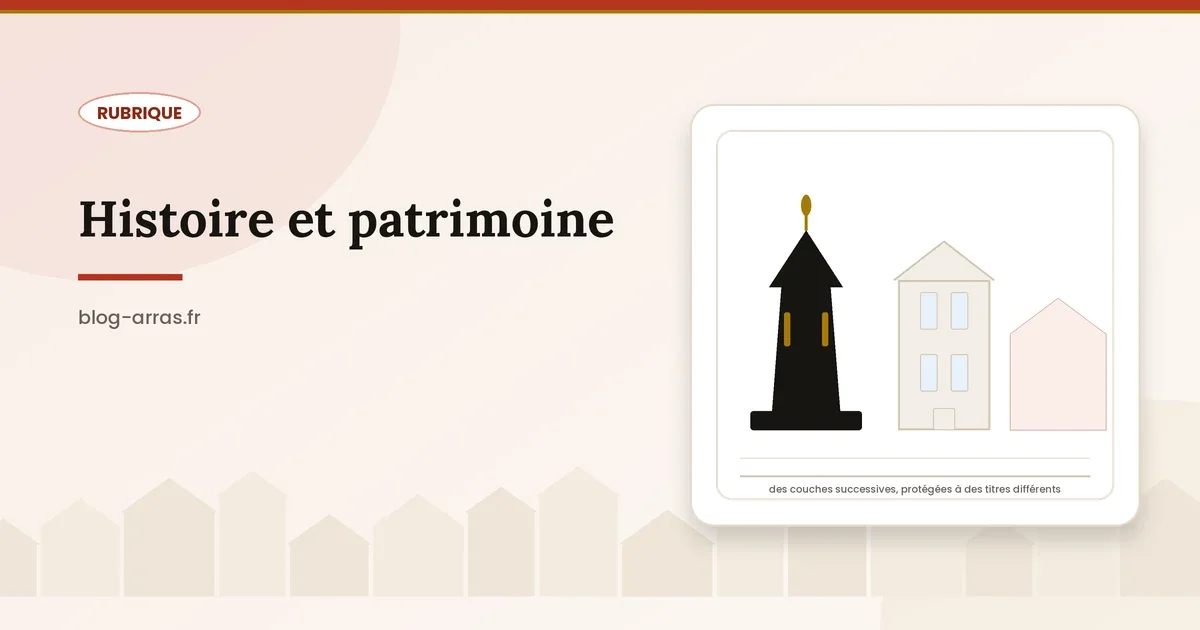 Les couches successives du patrimoine arrageois et leurs protections