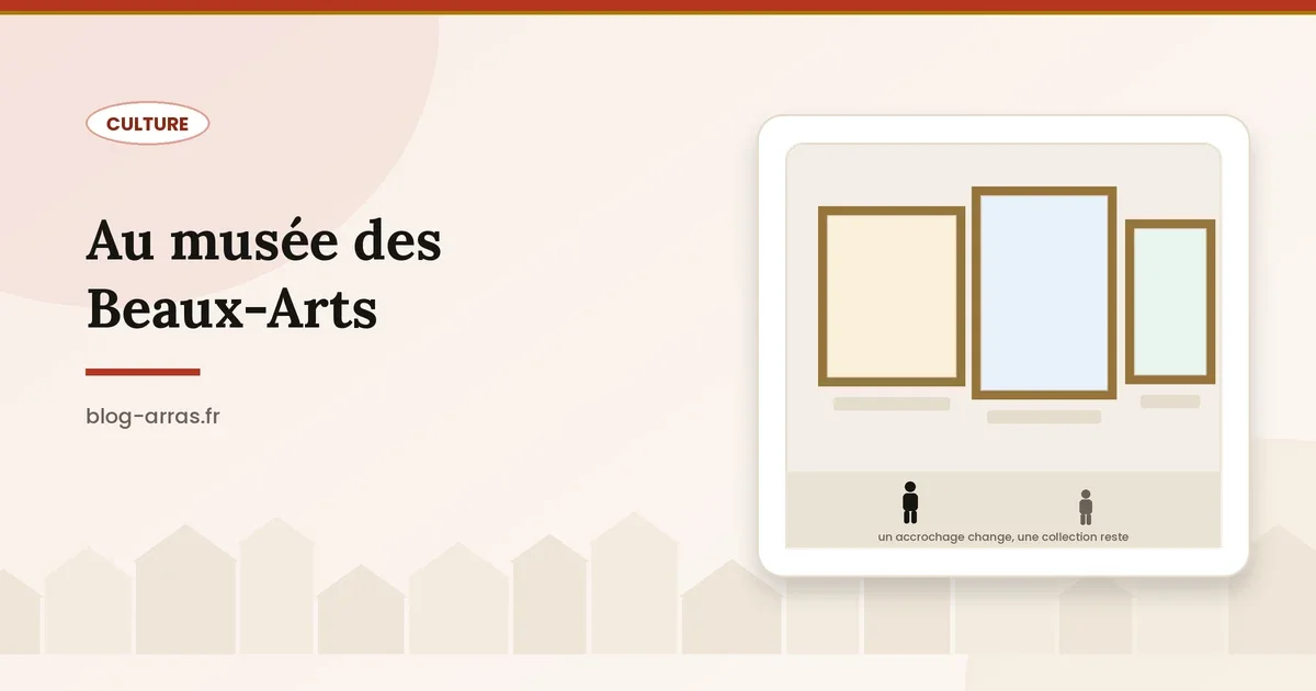Cimaise de musée : cadres, cartels et visiteurs